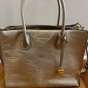 Gold Micheal Kors purse
